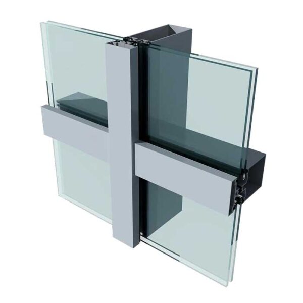 Framed-glass-curtain-wall