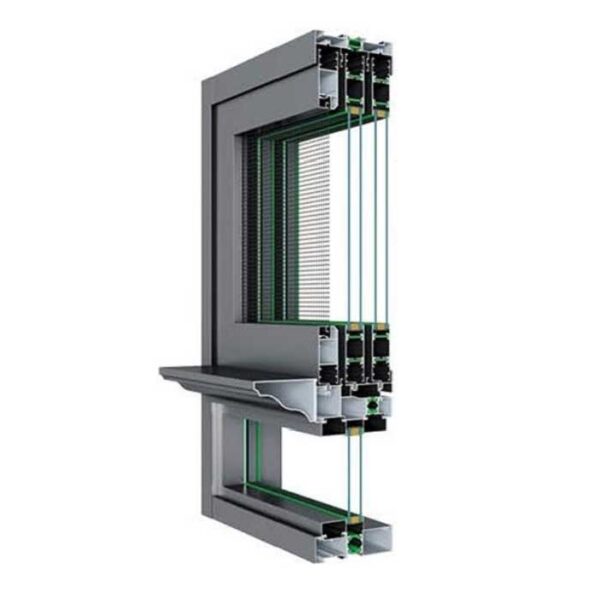 ZD-02 Broken bridge three rail sliding window